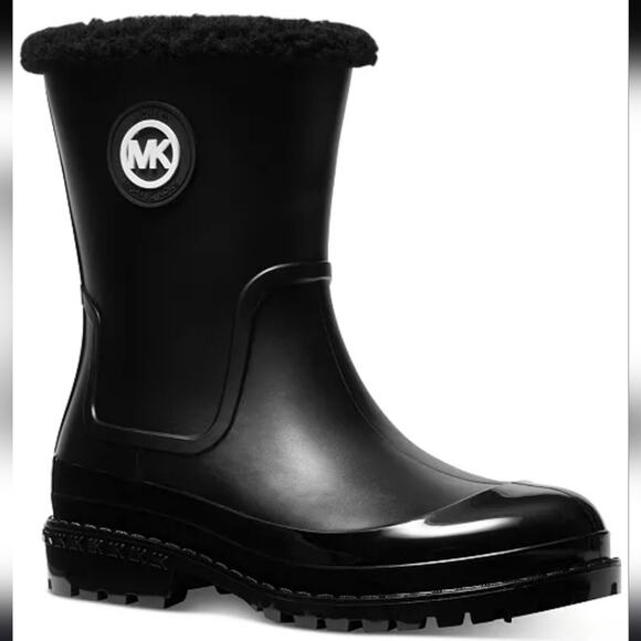 MICHAEL Michael Kors Montaigne Pull-On Rain Boots Womens Size 9M - Picture 2 of 16